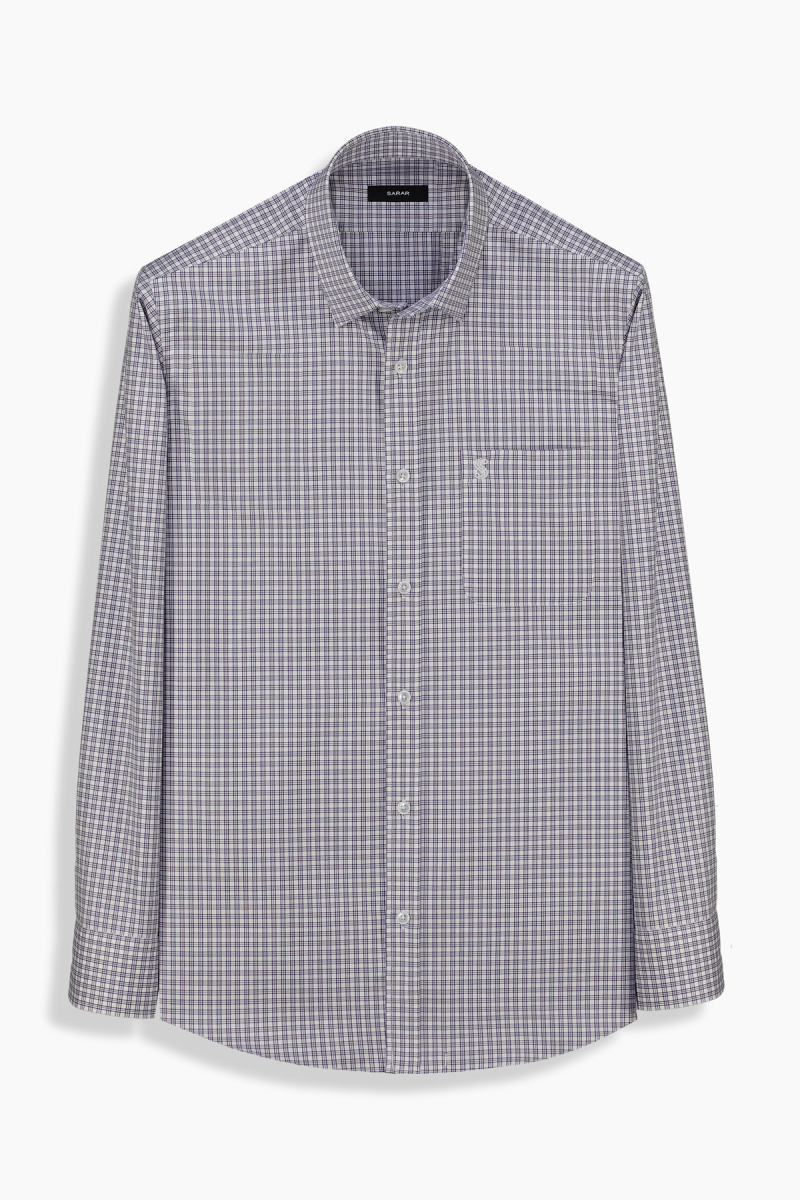 Elvio Kareli Cepli Mor Gömlek - 1