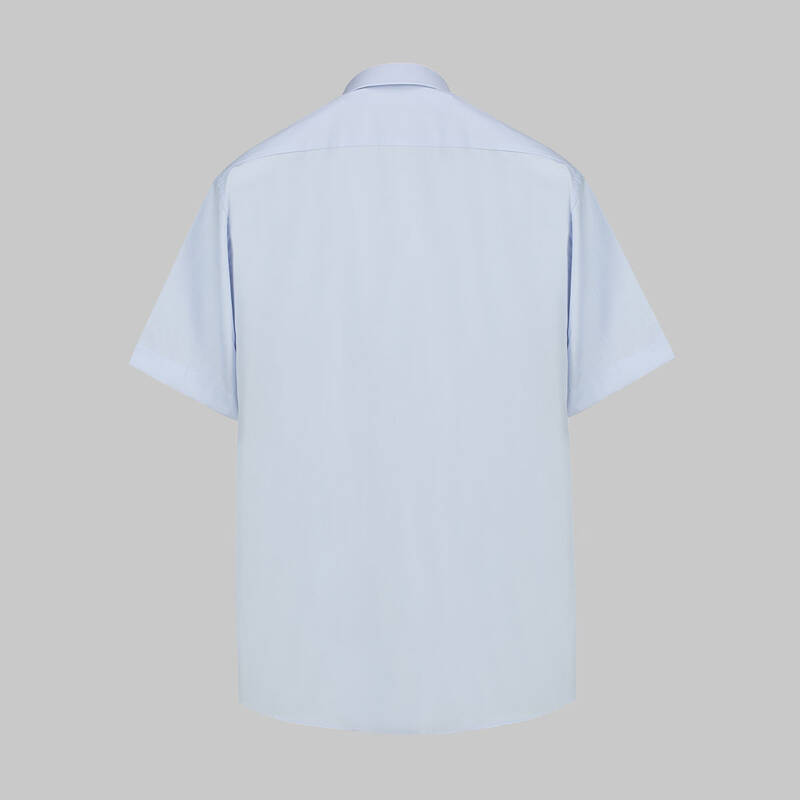 Elvio Kısa Kol Açık Mavi Gömlek - 2