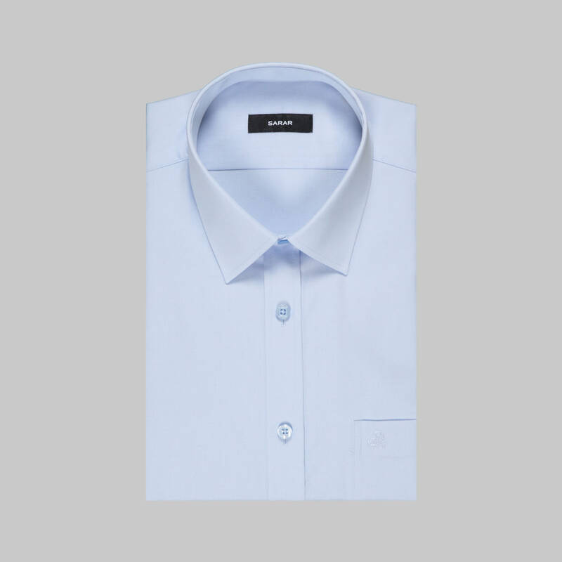 Elvio Kısa Kol Açık Mavi Gömlek - 3