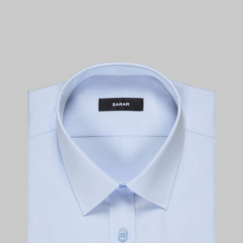 Elvio Kısa Kol Açık Mavi Gömlek - 4