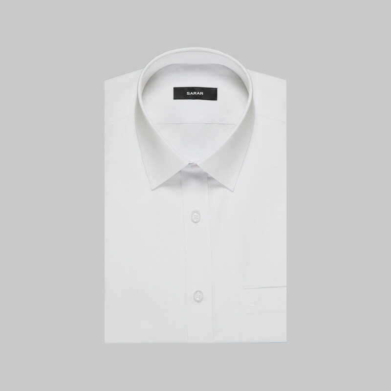 Elvio Kısa Kol Beyaz Gömlek - SARAR