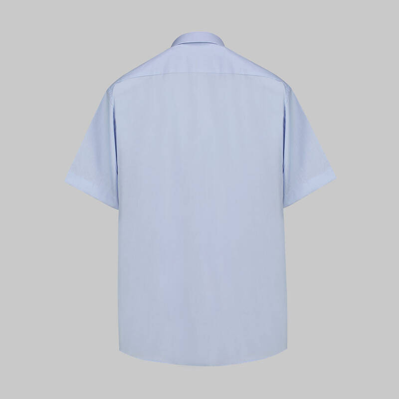 Elvio Kısa Kol Koyu Mavi Gömlek - 2