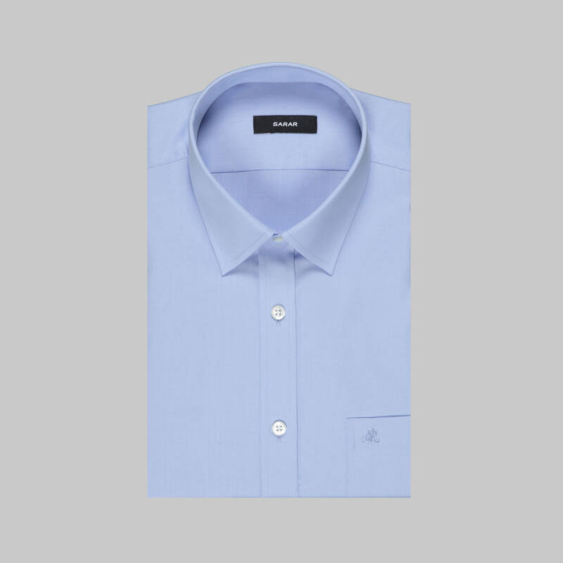 Elvio Kısa Kol Koyu Mavi Gömlek - 3