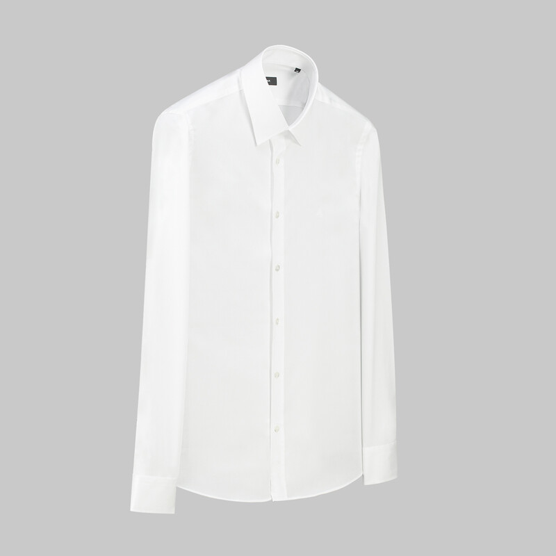 Elvio Non Iron Slim Fit Beyaz Gömlek 