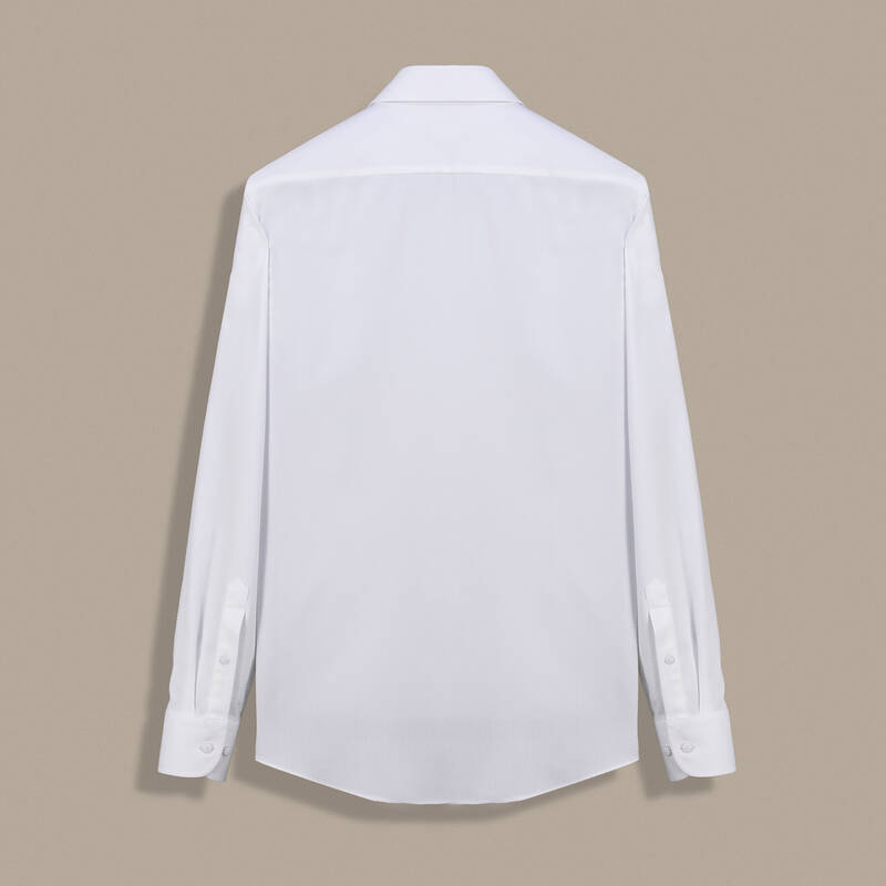 Elvio Pamuklu Slim Fit Beyaz Gömlek - 2