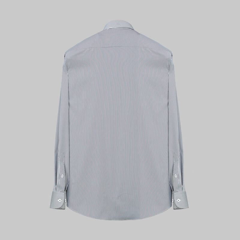 Elvio Selection Çizgili Lacivert Gömlek - 2