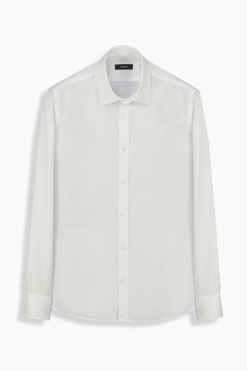Elvio Slim Beyaz Gömlek - 1