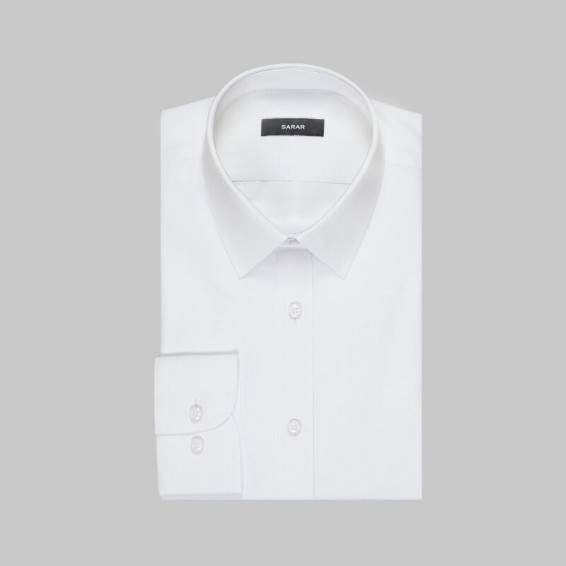 Elvio Slim Fit Beyaz Gömlek - SARAR