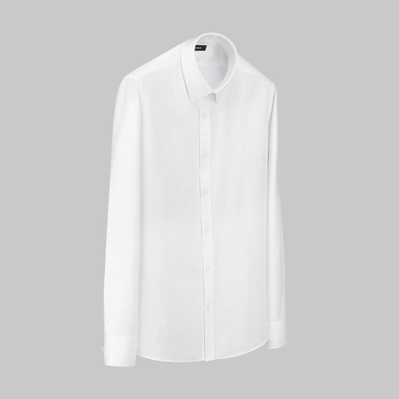 Elvio Slim Fit Beyaz Modern Klasik Gömlek 