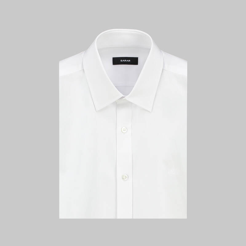 Elvio Slim Fit Pamuklu Beyaz Gömlek - 3