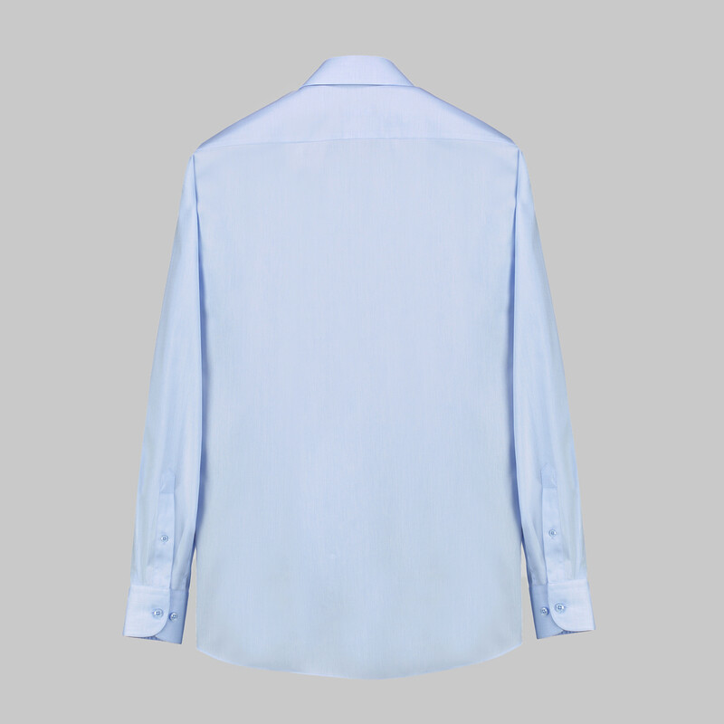 Elvio Uzun Kol Klasik Koyu Mavi Gömlek - SARAR