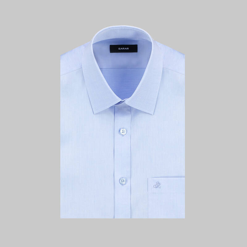 Elvio Uzun Kol Klasik Koyu Mavi Gömlek - 3