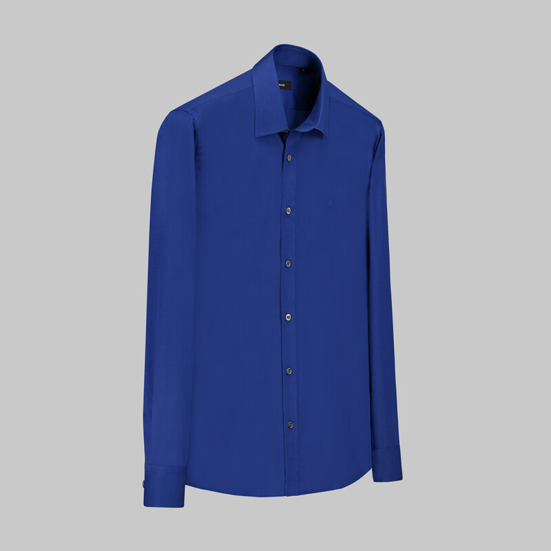 Elvio Uzun Kol Slim Parlament Gömlek 