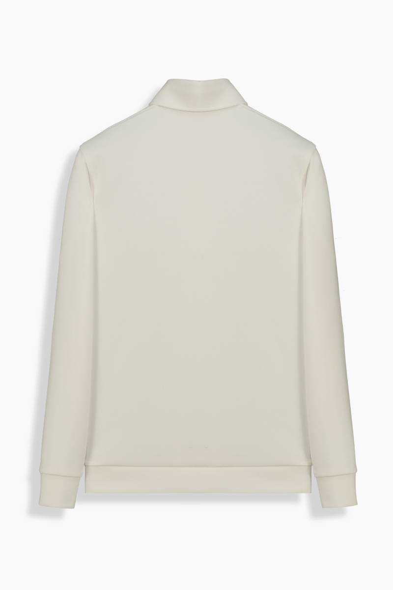 Elvira Polo Yaka Ekru Sweatshirt - 2