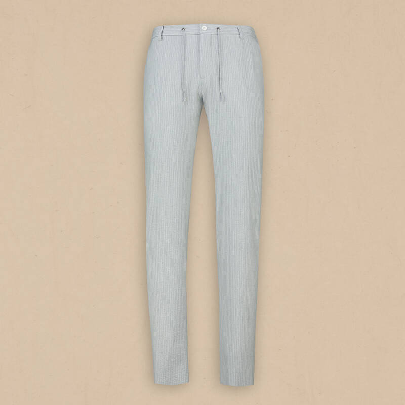 Ely Açık Gri Pantolon - 1