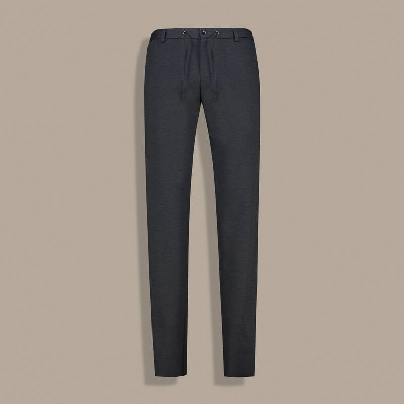 Ely Bağcıklı Antrasit Pantolon - 1