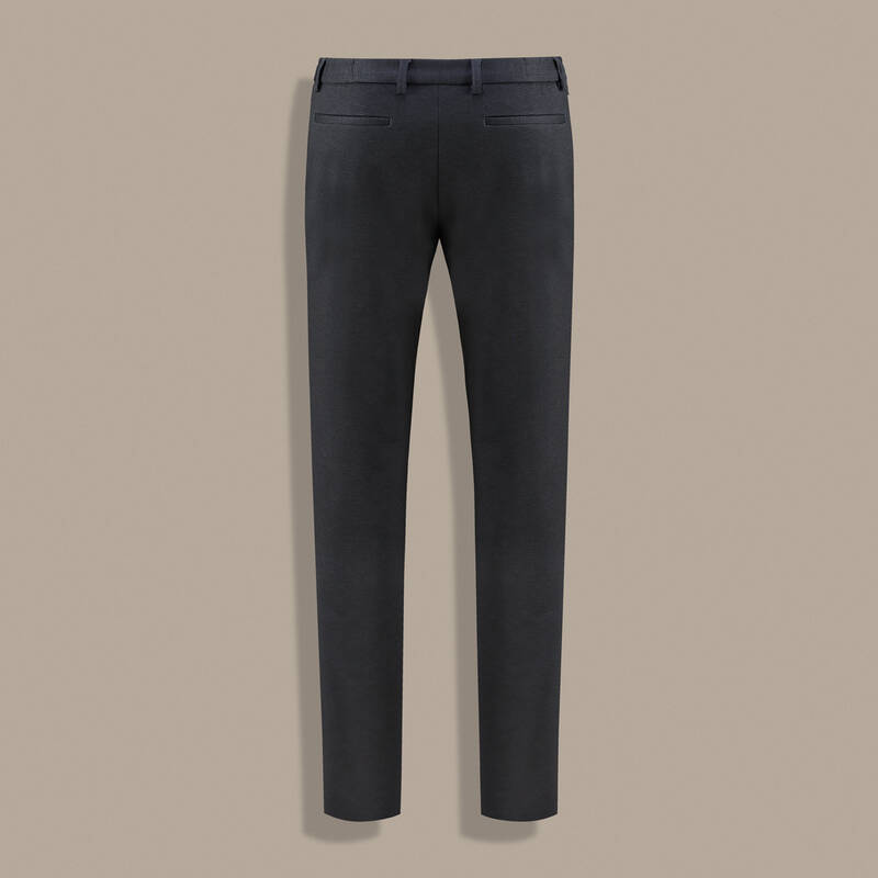 Ely Bağcıklı Antrasit Pantolon - 2