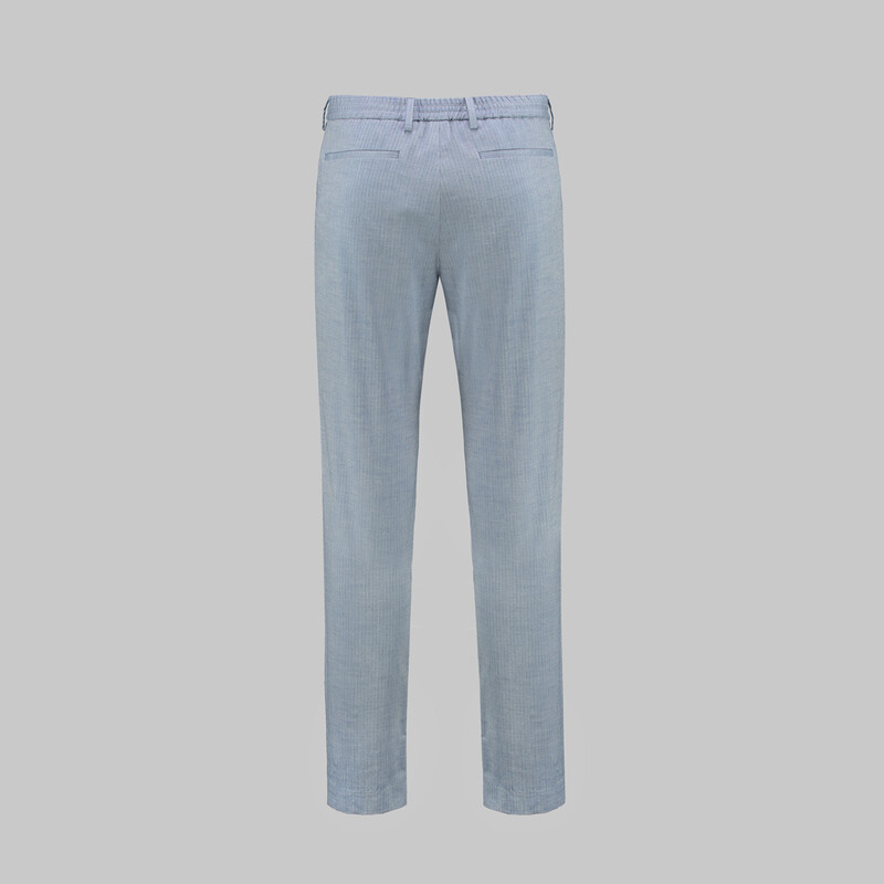 Ely Çizgili Açık Mavi Pantolon - INTERVIEW