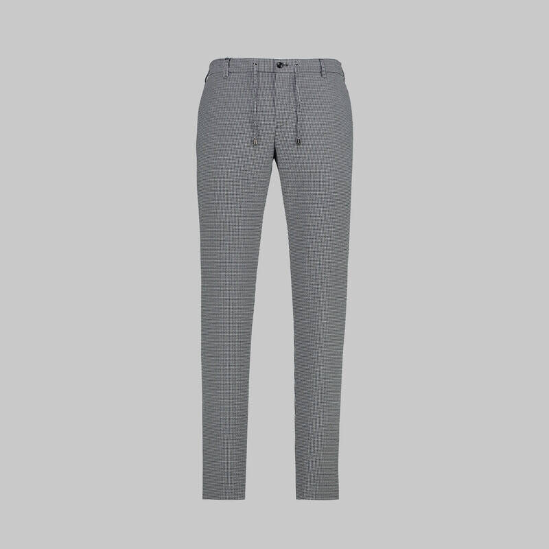 Ely Siyah Beyaz Pantolon - 4