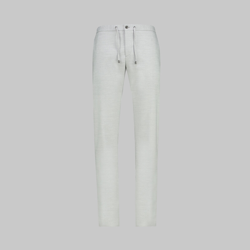 Ely Slim Fit Açık Gri Pantolon 