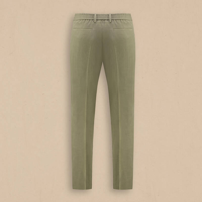 Enric Slim Fit Açık Haki Pantolon - 2