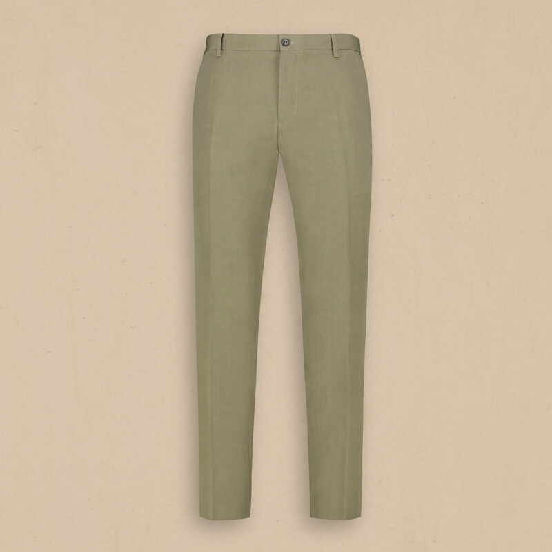 Enric Slim Fit Açık Haki Pantolon 