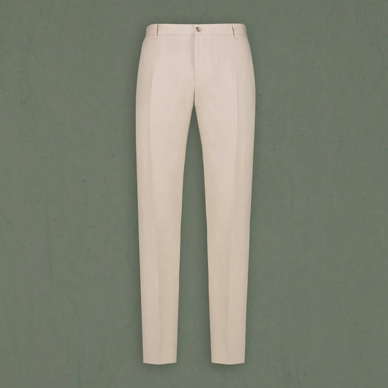 Enric Bej Keten Pantolon - 1