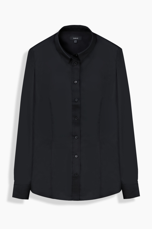 Epic Non İron Siyah Gömlek - SARAR WOMAN