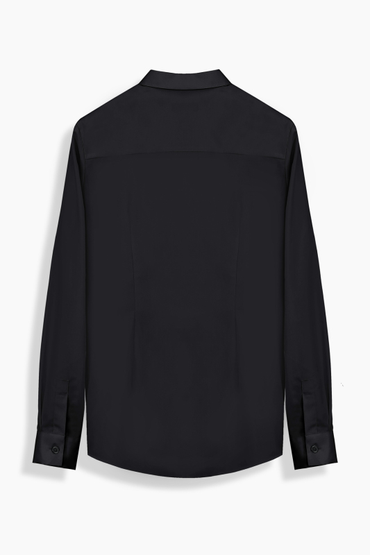 Epic Non İron Siyah Gömlek - SARAR WOMAN