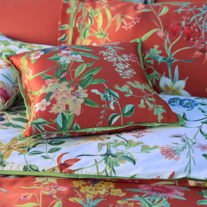 Epiros %100 İpek Saten Taba Çift Kişilik Nevresim Takımı - 2