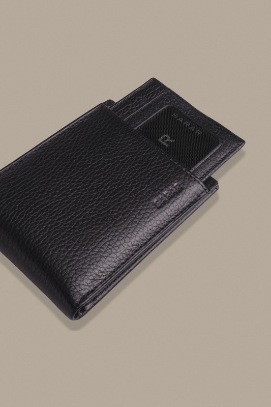 Erkek Deri Siyah Cüzdan - SARAR