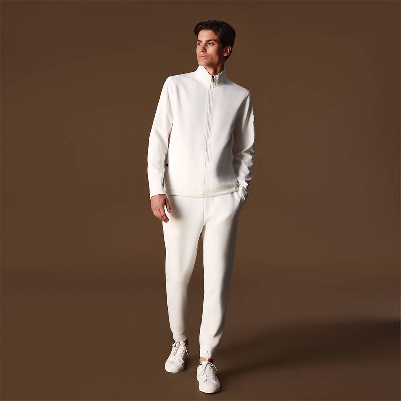 Beli Bağcıklı Ekru Eşofman Altı - 1