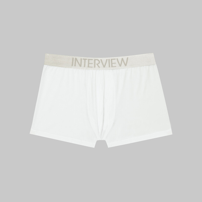 Erkek İkili Beyaz Boxer - INTERVIEW