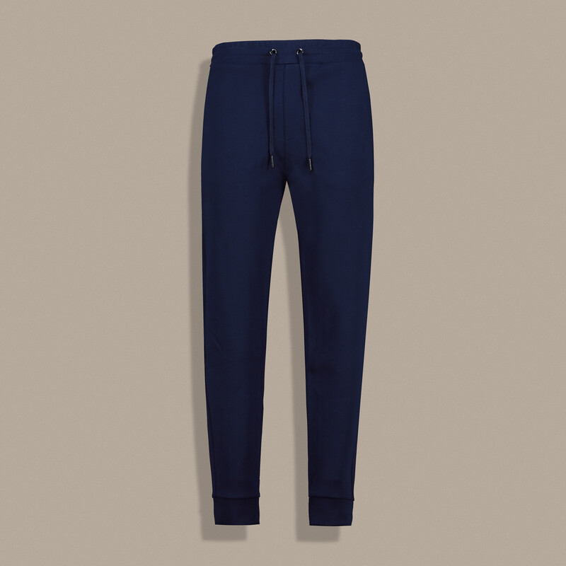 Beli Bağcıklı Lacivert Eşofman Altı 