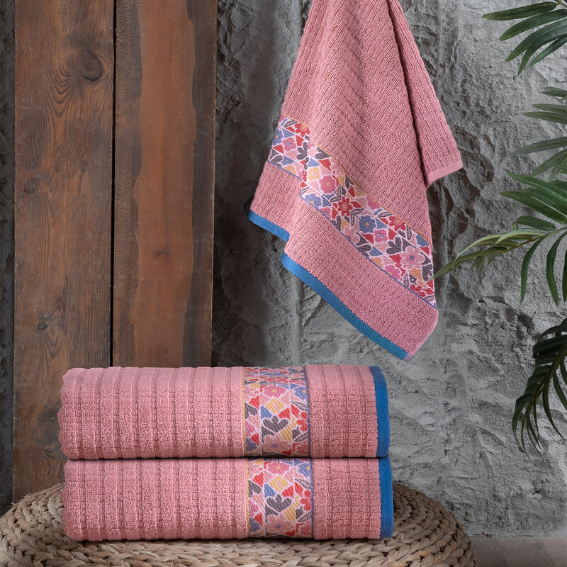 Eva Mia Havlu 50*90 Pembe - SAREV