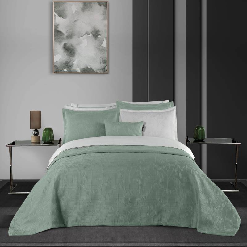 Fabrizia Yatak Örtüsü ve Nevresim Takımı Yeşil - 1