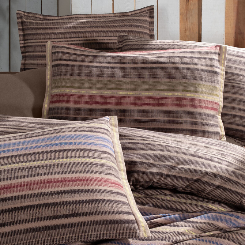 Fauna Flanel King Size Kahverengi Nevresim Takımı - SAREV