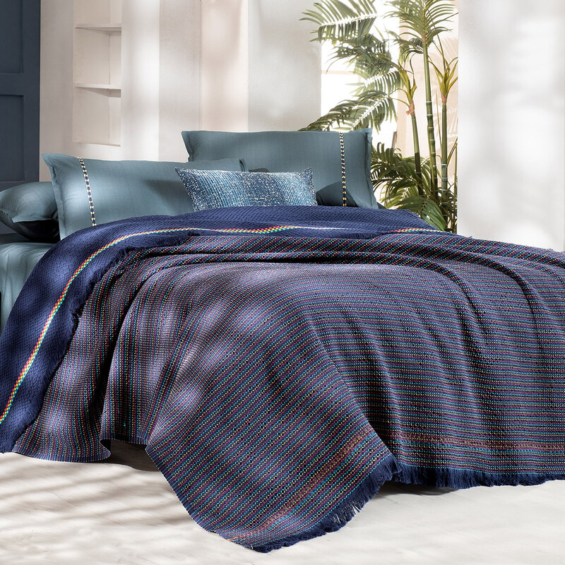 Fayette Pike Takımı Çift Kişilik Lacivert - SAREV