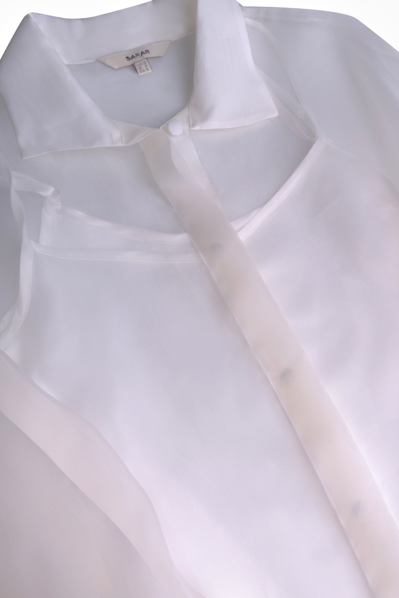 Fayette Uzun Kol Beyaz Gömlek - 4