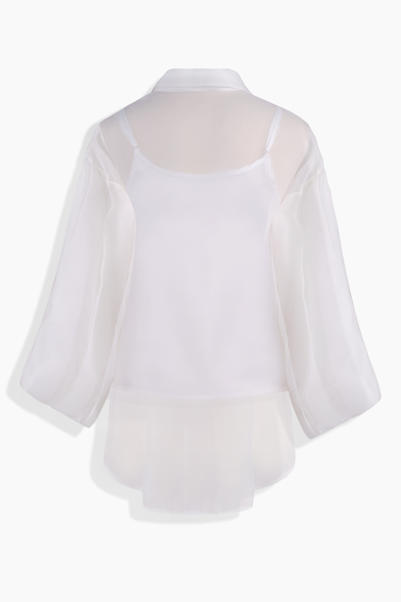 Fayette Uzun Kol Beyaz Gömlek - 3