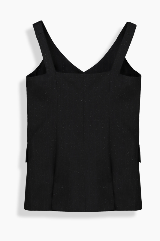 Fedes Çizgili Siyah Yelek - SARAR WOMAN