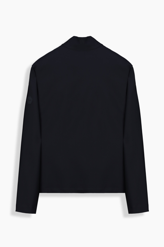 Fermuarlı Koyu Lacivert Sweatshirt - INTERVIEW