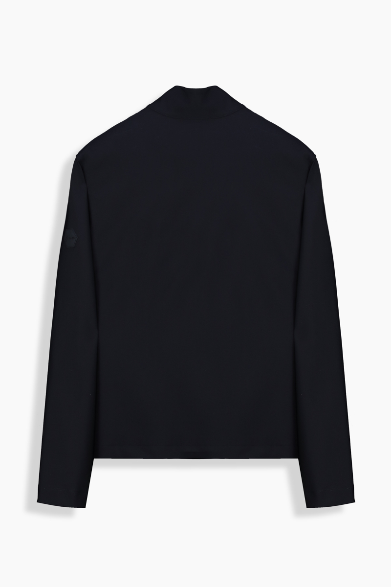 Fermuarlı Koyu Lacivert Sweatshirt - 2