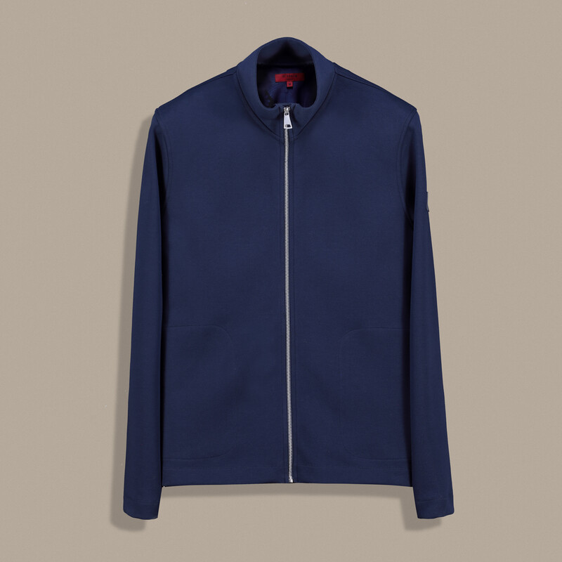 Fermuarlı Lacivert Eşofman Üstü 