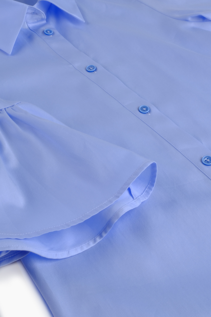 Fiorella Regular Fit Mavi Elbise - 3