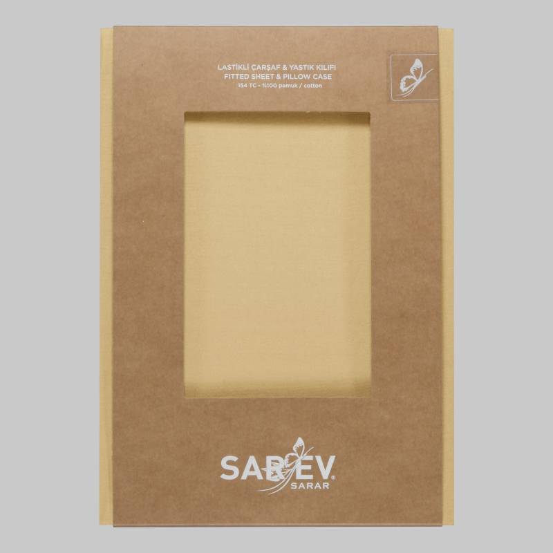 Fitted Ranforce Çarşaf Seti 140x200 Sarı - 2
