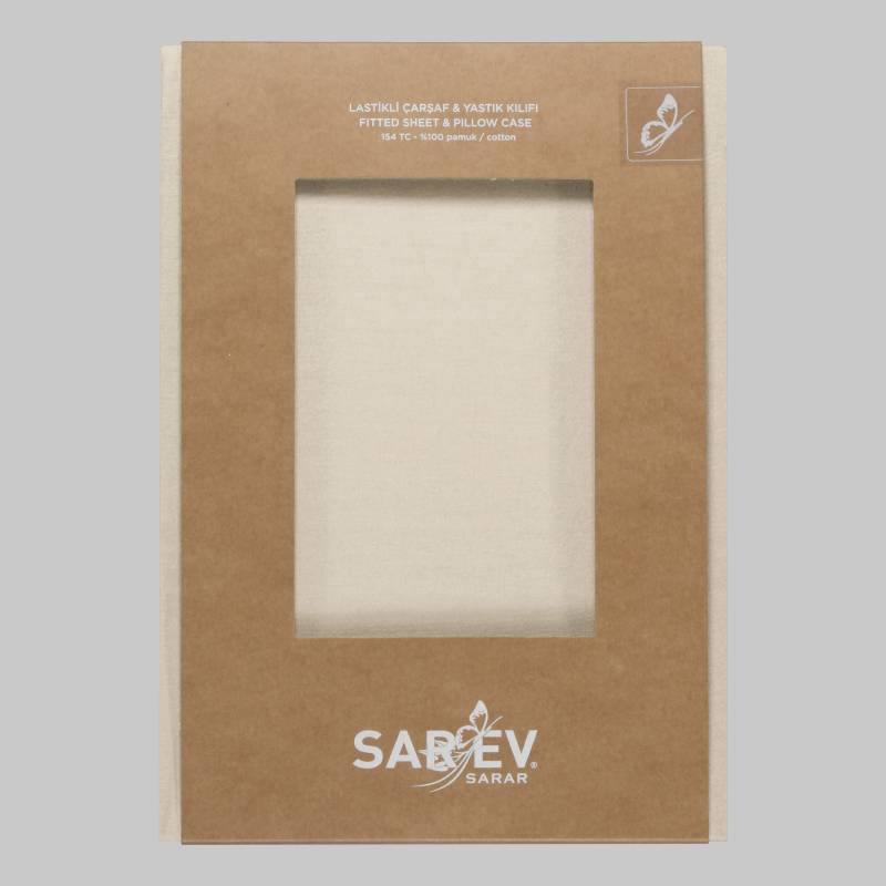 Fitted Ranforce Çarşaf Seti 160x200 Krem - 2