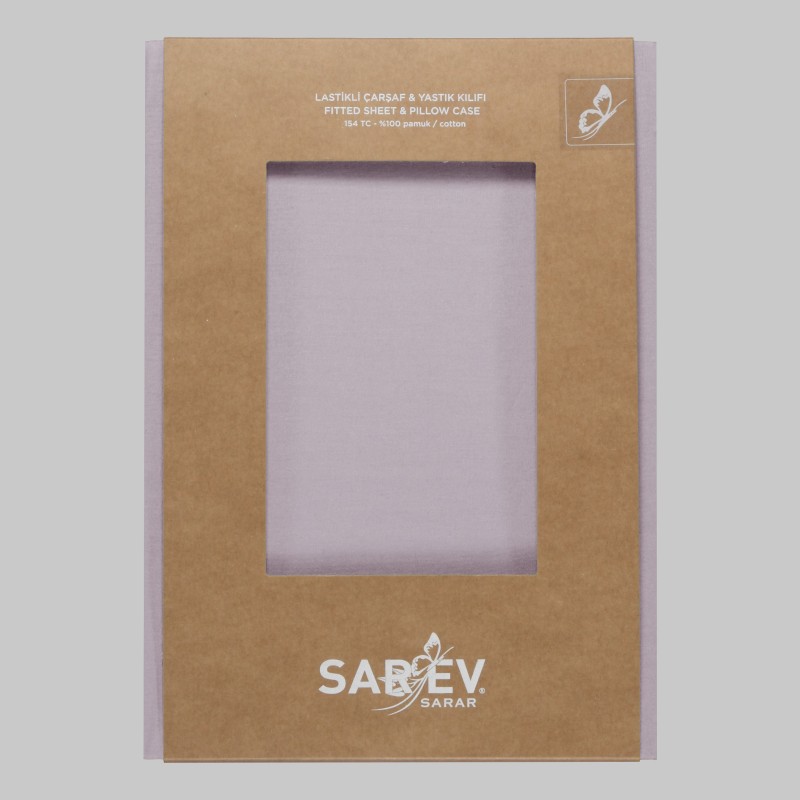 Fitted Ranforce Çarşaf Seti 160x200 Lila - SAREV