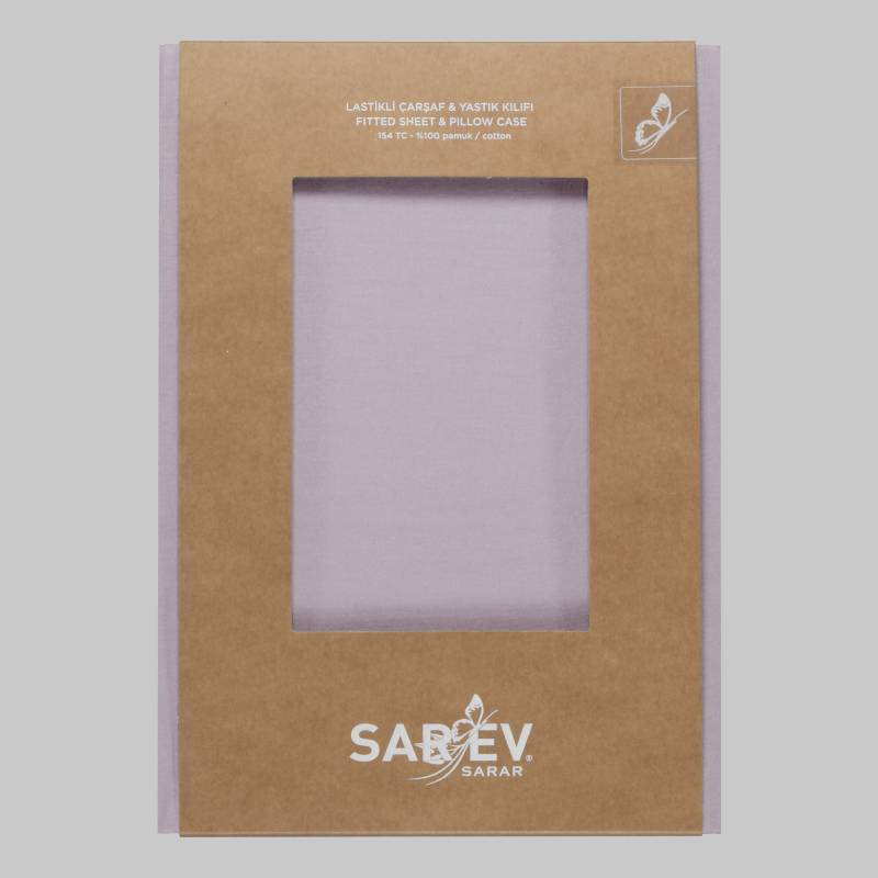 Fitted Ranforce Çarşaf Seti 160x200 Lila - 2