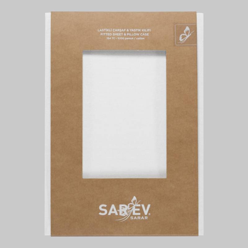 Fitted Ranforce Çarşaf Seti 200x200 Beyaz - 2